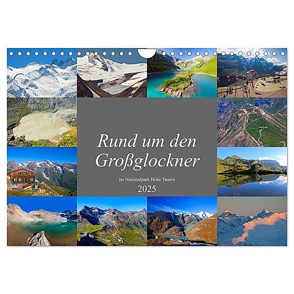 Rund um den Grossglockner (Wandkalender 2025 DIN A4 quer), CALVENDO Monatskalender, Calvendo, Christa Kramer