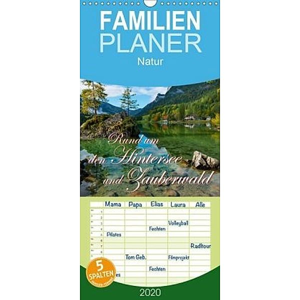 Rund um den Hintersee und Zauberwald - Familienplaner hoch (Wandkalender 2020 , 21 cm x 45 cm, hoch), Dieter-M. Wilczek