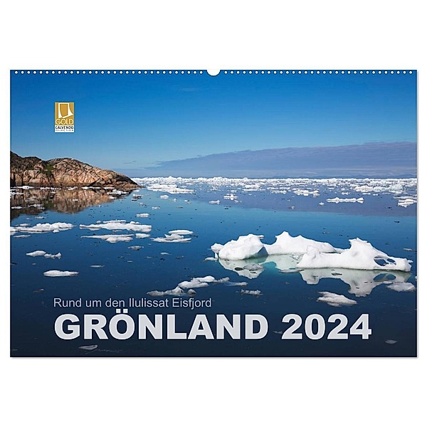 Rund um den Ilulissat Eisfjord - GRÖNLAND 2024 (Wandkalender 2024 DIN A2 quer), CALVENDO Monatskalender, Lucyna Koch