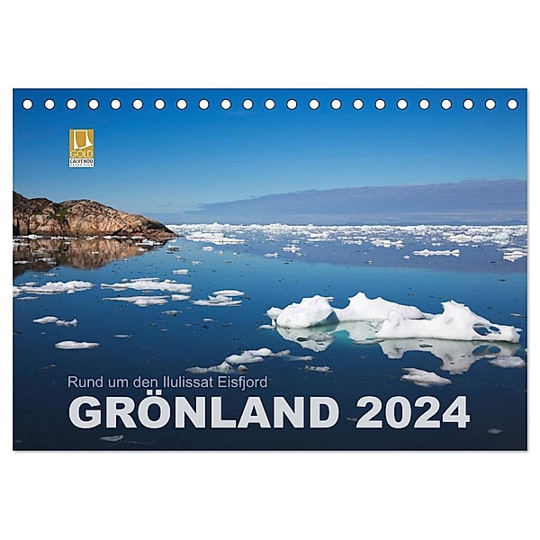 Rund um den Ilulissat Eisfjord - GRÖNLAND 2024 (Tischkalender 2024 DIN A5 quer), CALVENDO Monatskalender, Lucyna Koch