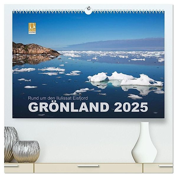 Rund um den Ilulissat Eisfjord - GRÖNLAND 2025 (hochwertiger Premium Wandkalender 2025 DIN A2 quer), Kunstdruck in Hochglanz, Calvendo, Lucyna Koch