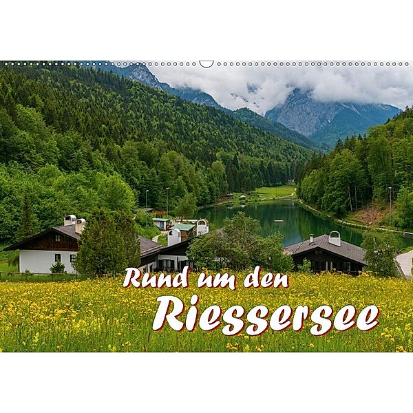 Rund um den Riessersee (Wandkalender 2021 DIN A2 quer), Dieter-M. Wilczek