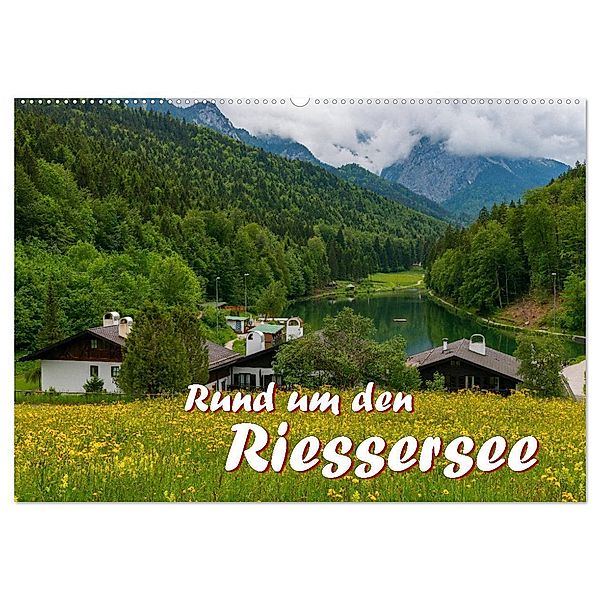 Rund um den Riessersee (Wandkalender 2025 DIN A2 quer), CALVENDO Monatskalender, Calvendo, Dieter Wilczek