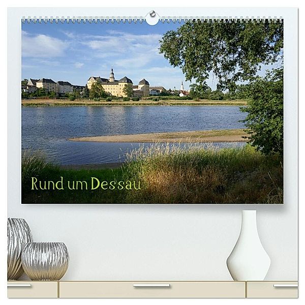 rund um Dessau (hochwertiger Premium Wandkalender 2024 DIN A2 quer), Kunstdruck in Hochglanz, Norbert Gronostay