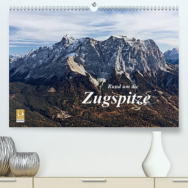 Rund um die Zugspitze (Premium, hochwertiger DIN A2 Wandkalender 2023, Kunstdruck in Hochglanz), Andreas Vonzin