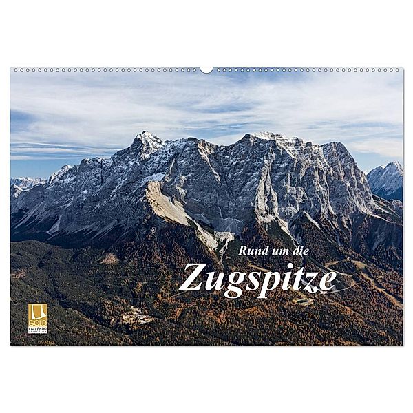 Rund um die Zugspitze (Wandkalender 2024 DIN A2 quer), CALVENDO Monatskalender, Andreas Vonzin