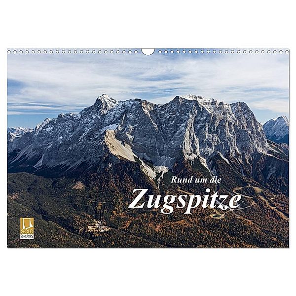 Rund um die Zugspitze (Wandkalender 2024 DIN A3 quer), CALVENDO Monatskalender, Andreas Vonzin