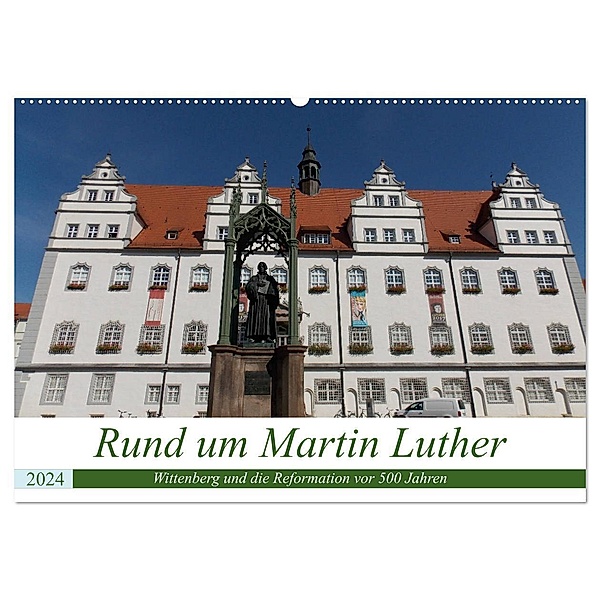 Rund um Martin Luther (Wandkalender 2024 DIN A2 quer), CALVENDO Monatskalender, Frank Michael Jork