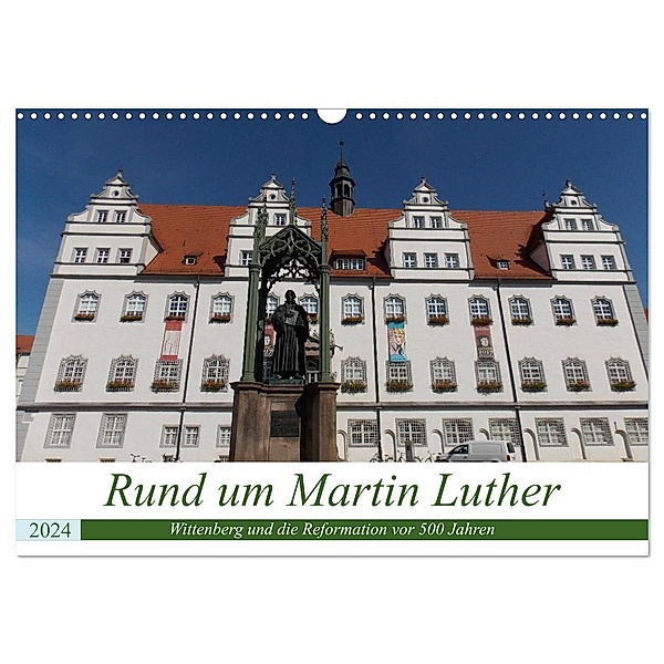 Rund um Martin Luther (Wandkalender 2024 DIN A3 quer), CALVENDO Monatskalender, Frank Michael Jork