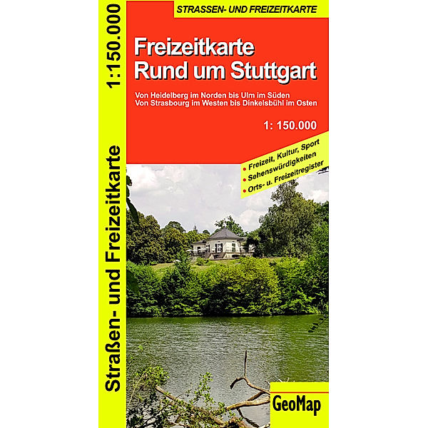 Rund um Stuttgart - Freizeit- und Strassenkarte, GeoMap