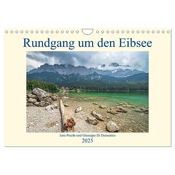 Rundgang um den Eibsee (Wandkalender 2025 DIN A4 quer), CALVENDO Monatskalender, Calvendo, Giuseppe Di Domenico