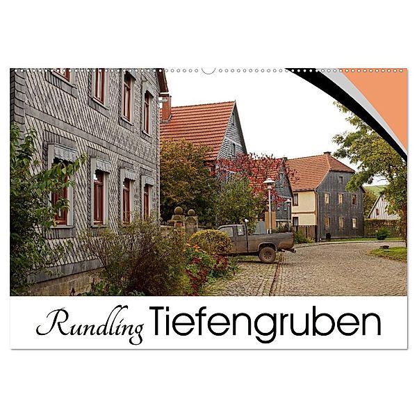 Rundling Tiefengruben (Wandkalender 2024 DIN A2 quer), CALVENDO Monatskalender, Flori0