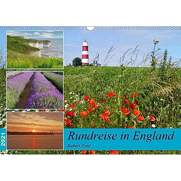 Rundreise in England (Wandkalender 2021 DIN A3 quer), Babett Paul - Babett's Bildergalerie
