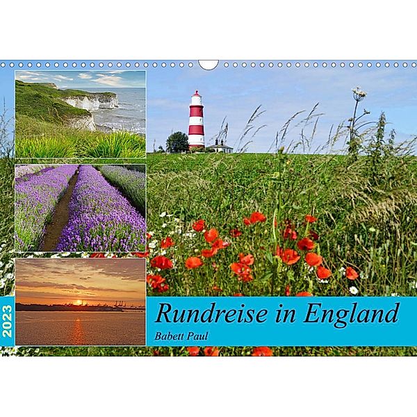 Rundreise in England (Wandkalender 2023 DIN A3 quer), Babett Paul - Babett's Bildergalerie