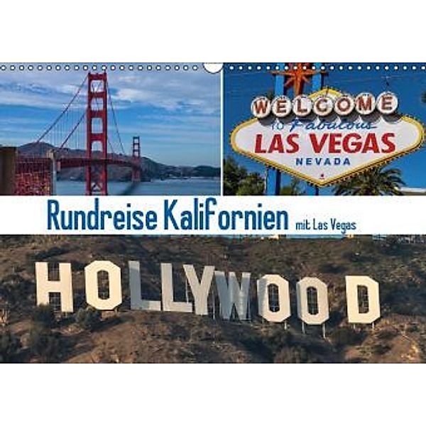 Rundreise Kalifornien mit Las Vegas (Wandkalender 2016 DIN A3 quer), Gerd Fischer