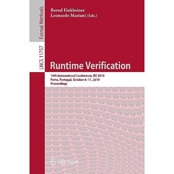 Runtime Verification / Lecture Notes in Computer Science Bd.11757