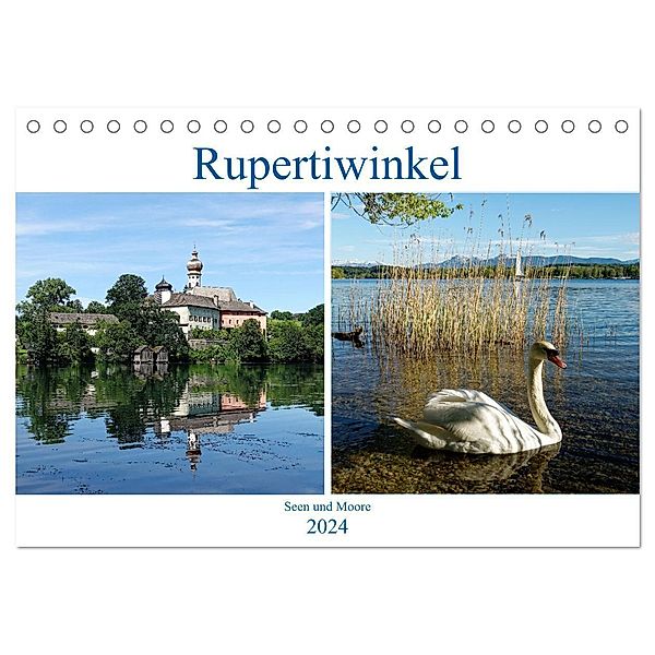Rupertiwinkel - Seen und Moore (Tischkalender 2024 DIN A5 quer), CALVENDO Monatskalender, Peter Balan