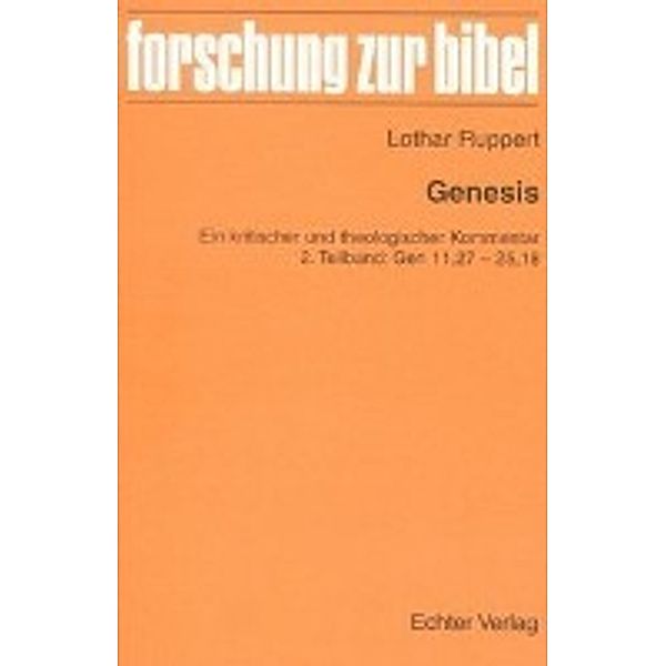 Ruppert, L: Genesis, Lothar Ruppert