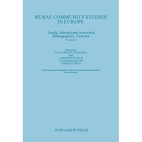 Rural Community Studies in Europe