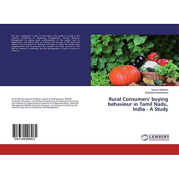 Rural Consumers' buying behaviour in Tamil Nadu, India - A Study, Velavan Muthiyah, Badrinath Venkatraman