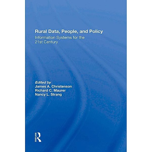 Rural Data, People, And Policy, Lis M. Maurer, Nancy Strang, James A Christenson