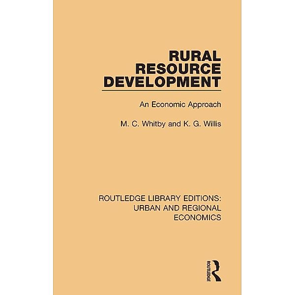 Rural Resource Development, M. C. Whitby, K. G. Willis