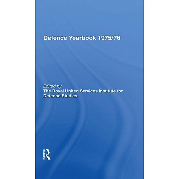 Rusi-Brassey Defence Yearbook 1975-76, Alpo M Rusi