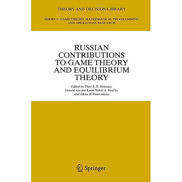 Russian Contributions to Game Theory and Equilibrium Theory