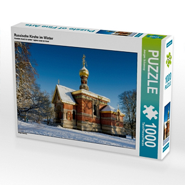 Russische Kirche im Winter (Puzzle), Juergen Schonnop