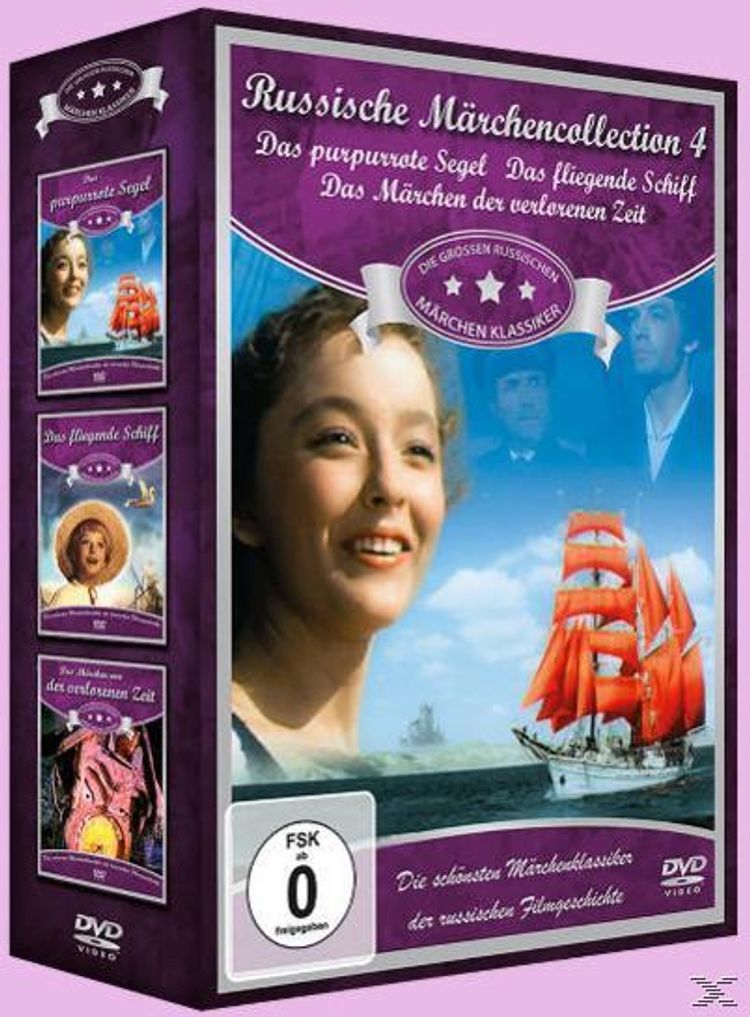 Russische Märchen Collection 4: Das purpurrote Segel Das fliegende Schiff  Das Märchen von der verlorenen Zeit DVD-Box Film | Weltbild.de