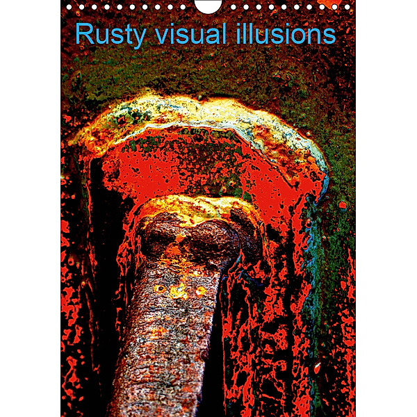 Rusty visual illusions (Wall Calendar 2019 DIN A4 Portrait), Dominique Leroy