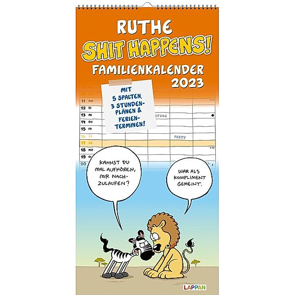 Ruthe - Shit happens! Familienkalender 2023, Ralph Ruthe