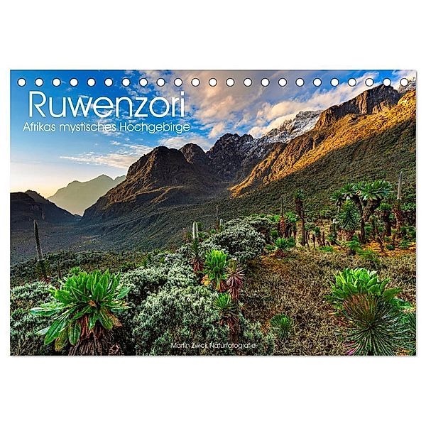 Ruwenzori - Afrikas mystisches Hochgebirge (Tischkalender 2024 DIN A5 quer), CALVENDO Monatskalender, Martin Zwick
