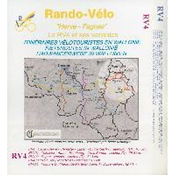 RV 4 Radweg Wallonien / Rando Velo  1 : 50 000