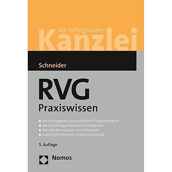 RVG Praxiswissen, Norbert Schneider