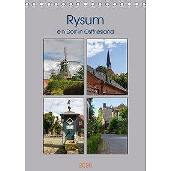 Rysum, ein Dorf in Ostfriesland (Tischkalender 2020 DIN A5 hoch), Rolf Pötsch