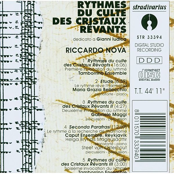 Rythmes Du Culte Des Crisaux, Tamborrino Ensemble, Bellocchio