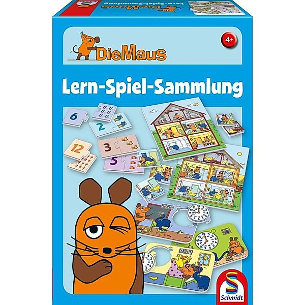 S.S.F. Die Maus Lern-Spiele-Sammlung, 1-6 Spieler, ab 3 Jahren