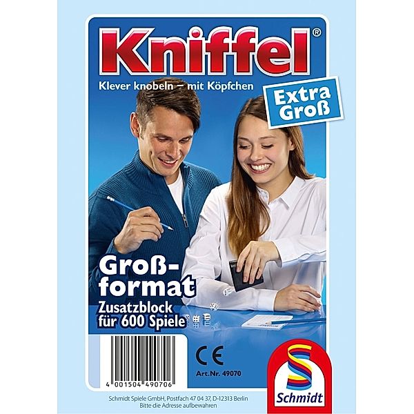 S.S.F. Großer Kniffelblock f.600 Spiele bestellen | Weltbild.de