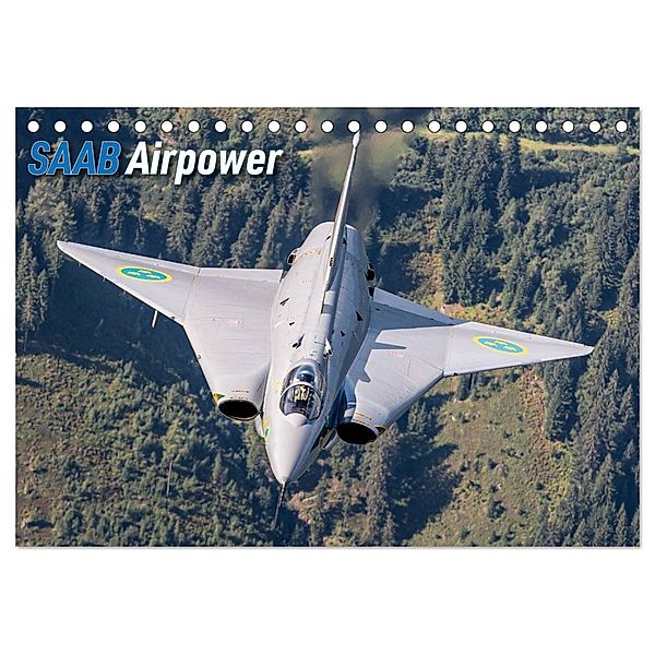 Saab Airpower (Tischkalender 2025 DIN A5 quer), CALVENDO Monatskalender, Calvendo, Björn Engelke