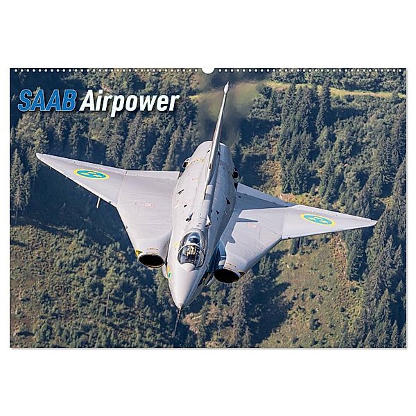 Saab Airpower (Wandkalender 2024 DIN A2 quer), CALVENDO Monatskalender, Björn Engelke