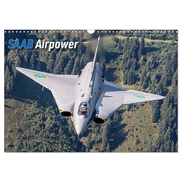 Saab Airpower (Wandkalender 2024 DIN A3 quer), CALVENDO Monatskalender, Björn Engelke