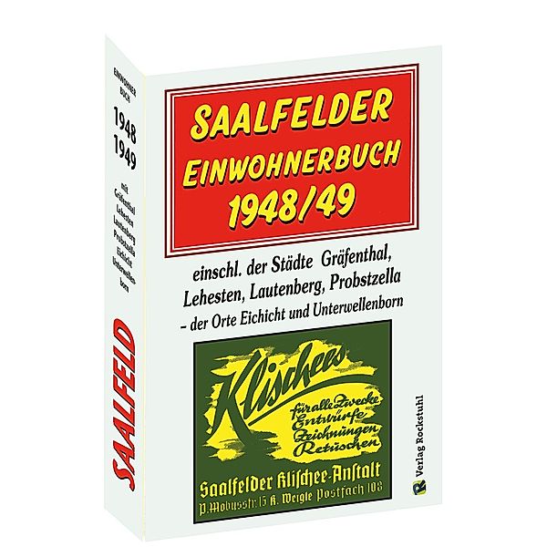 SAALFELDER Einwohnerbuch 1948/49