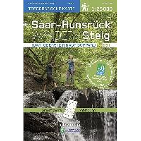 Saar-Hunsrück-Steig Wanderkarte Ost