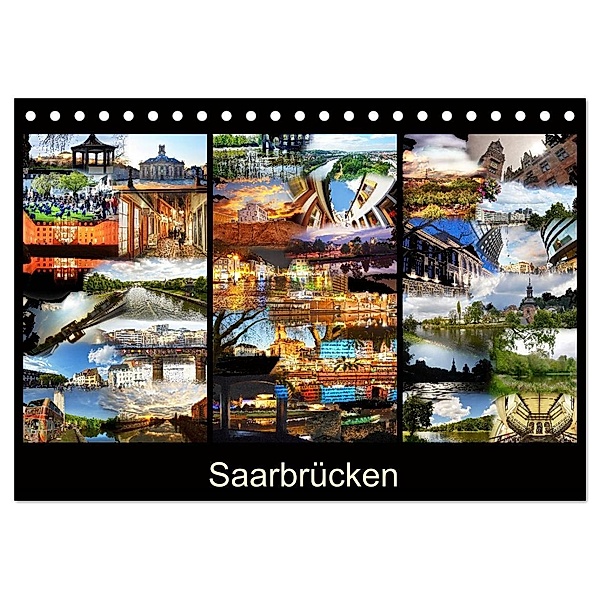 Saarbrücken (Tischkalender 2024 DIN A5 quer), CALVENDO Monatskalender, Erwin Altmeier