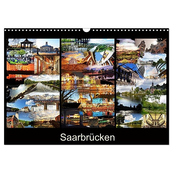 Saarbrücken (Wandkalender 2024 DIN A3 quer), CALVENDO Monatskalender, Erwin Altmeier
