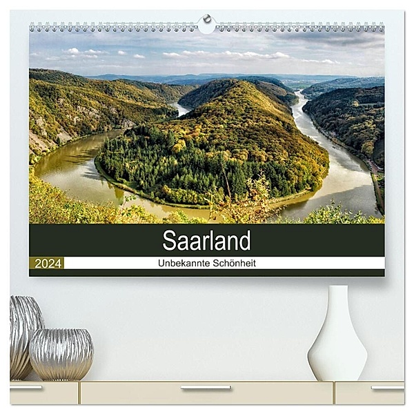 Saarland - unbekannte Schönheit (hochwertiger Premium Wandkalender 2024 DIN A2 quer), Kunstdruck in Hochglanz, Thomas Becker