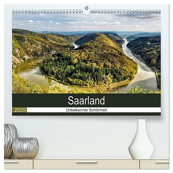 Saarland - unbekannte Schönheit (hochwertiger Premium Wandkalender 2025 DIN A2 quer), Kunstdruck in Hochglanz, Calvendo, Thomas Becker