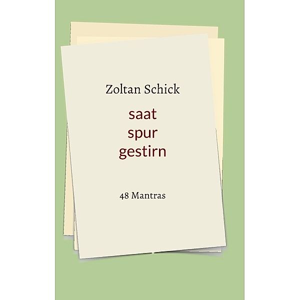 saat spur gestirn, Zoltan Schick