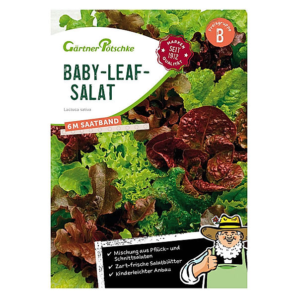 Saatband 6 m Baby-Leaf-Salat